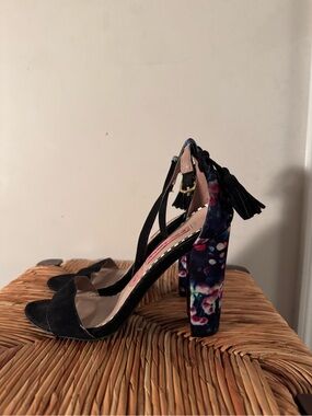 blue by betsey johnson mari block heel dress sandals Blue by Betsey Johnson Mari Rhinestone Block Heel Dress Sandals